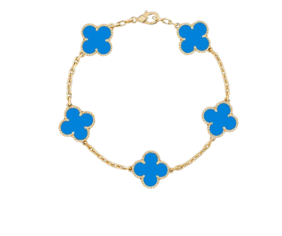 Clover Motif Alhambra Bracelet - 18k Gold - Image 7