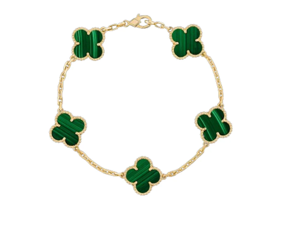 Clover Motif Alhambra Bracelet - 18k Gold - Image 9