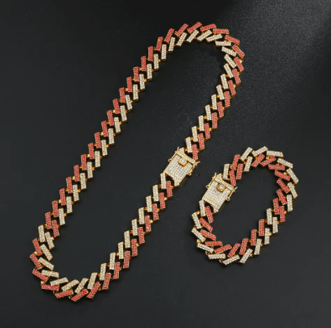 VVS Jewelry 2Tone Cuban Chain + FREE Bracelet Bundle - Image 10