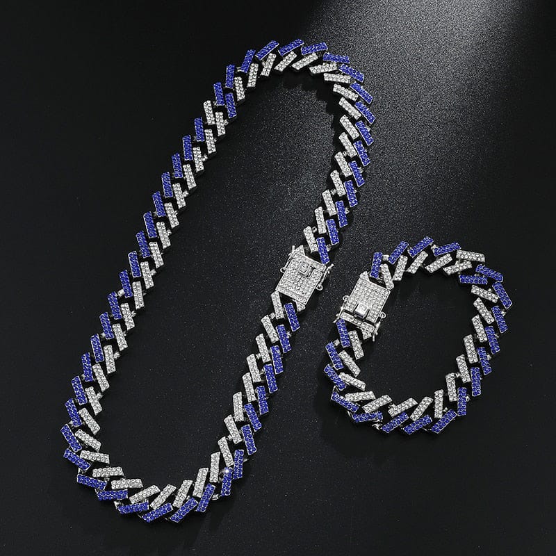 VVS Jewelry 2Tone Cuban Chain + FREE Bracelet Bundle - Image 7