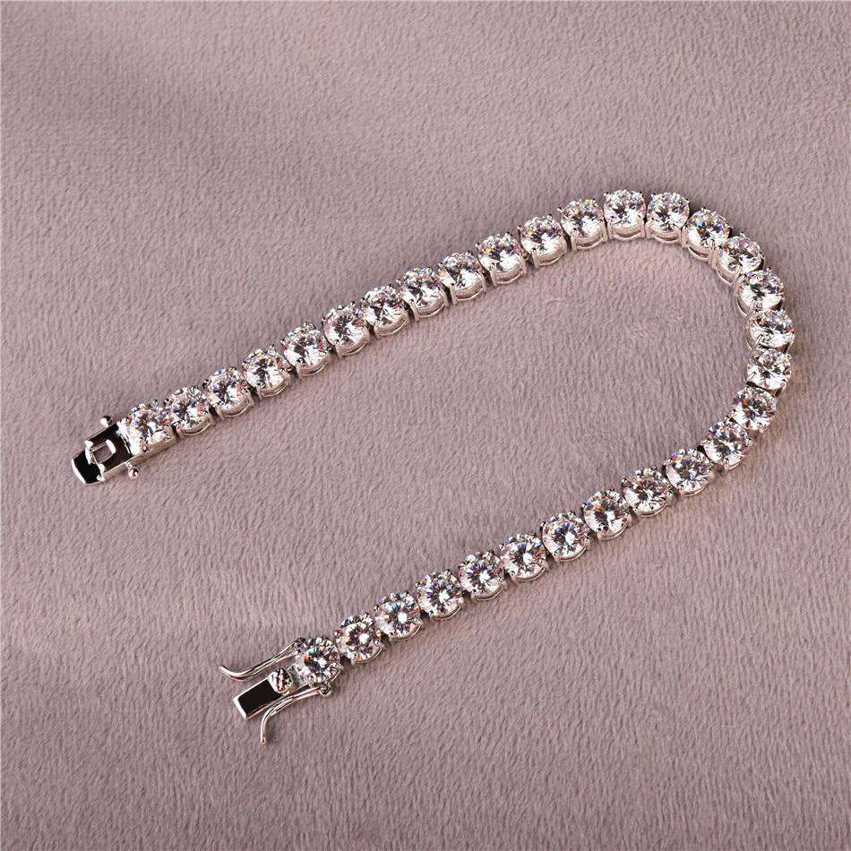 VVS Jewelry Premium 6mm 24k Gold Tennis Bracelet + Free Cuban Bracelet Bundle (Today Only) - Image 11