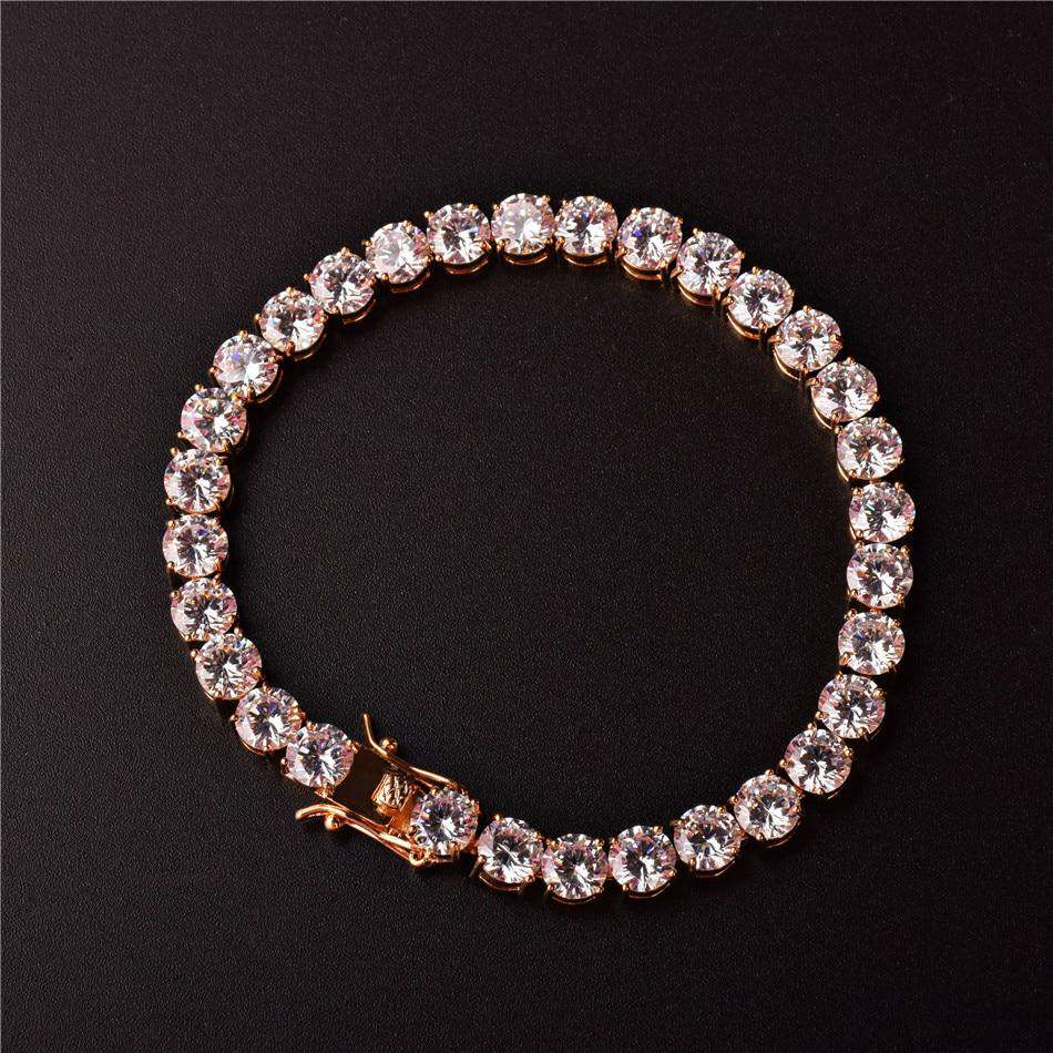 VVS Jewelry Premium 6mm 24k Gold Tennis Bracelet + Free Cuban Bracelet Bundle (Today Only) - Image 7