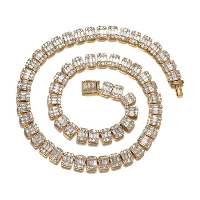 VVS Jewelry 9MM Baguette Tennis Chain + FREE bracelet - Image 11
