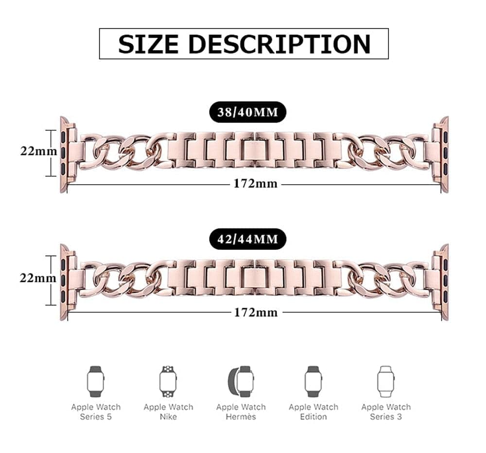 VVS Jewelry Cuban Apple Watch Band + FREE Case - Image 12