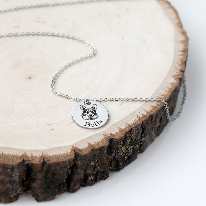 Custom Fingerprint or Handwriting Photo Pendant Necklace - Image 30