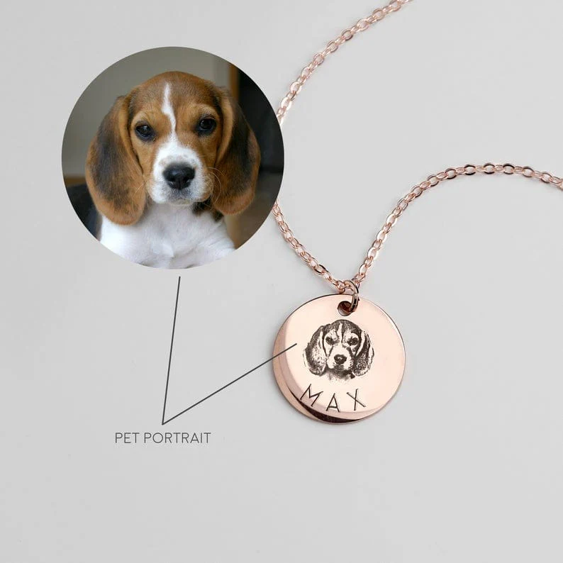 Custom Fingerprint or Handwriting Photo Pendant Necklace - Image 9