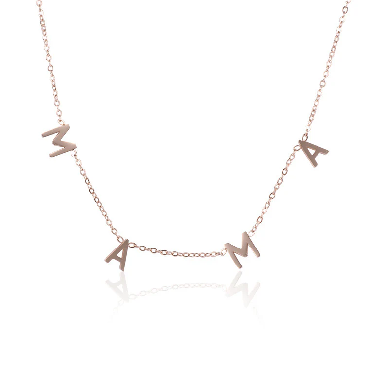 VVS Jewelry 18k Gold Custom Name Clavicle Necklace - Image 12