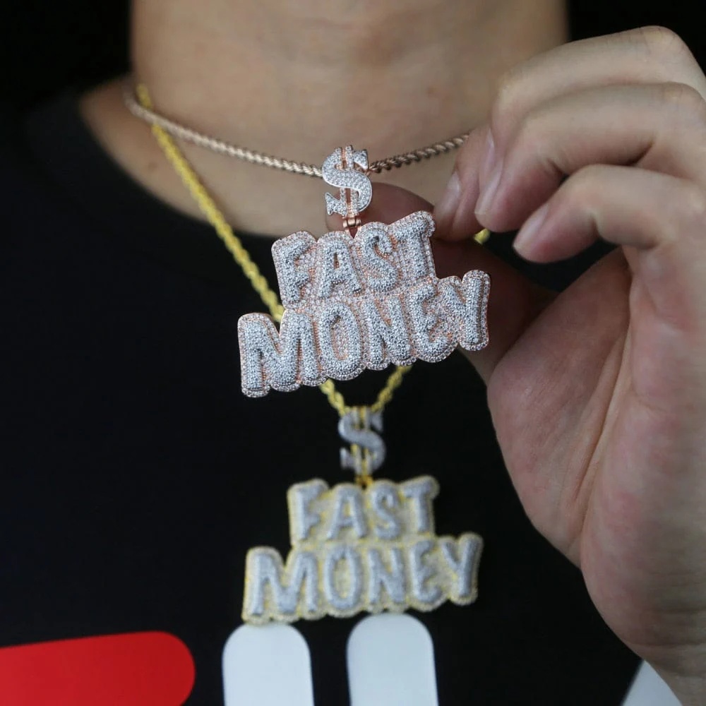 VVS Jewelry "$ Fast Money" Pendant Chain - Image 6