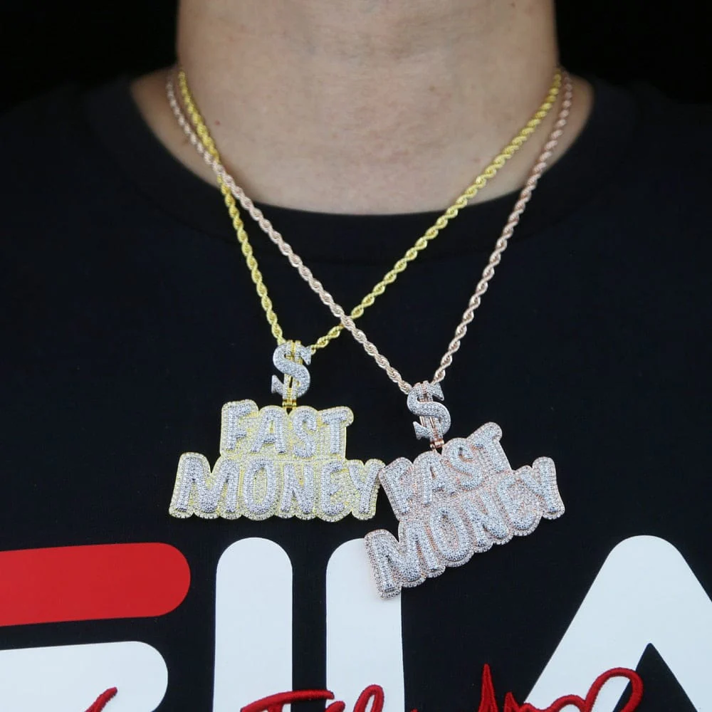 VVS Jewelry "$ Fast Money" Pendant Chain - Image 9