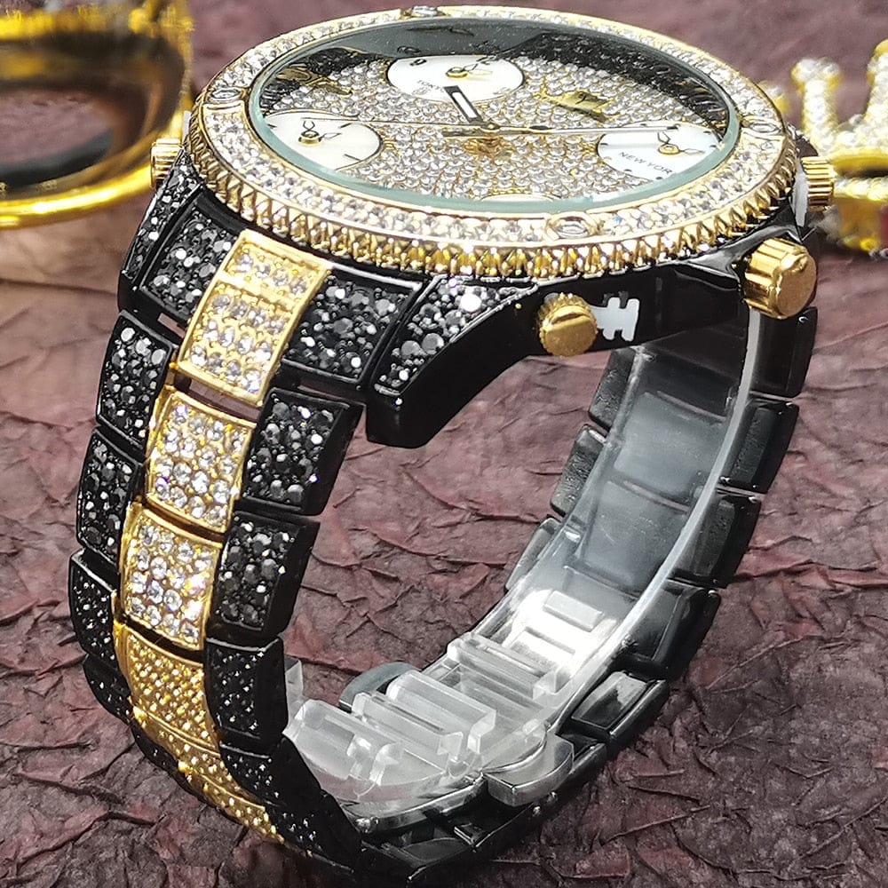 VVS Jewelry Fully Iced Area Codez Bling Watch - Image 11