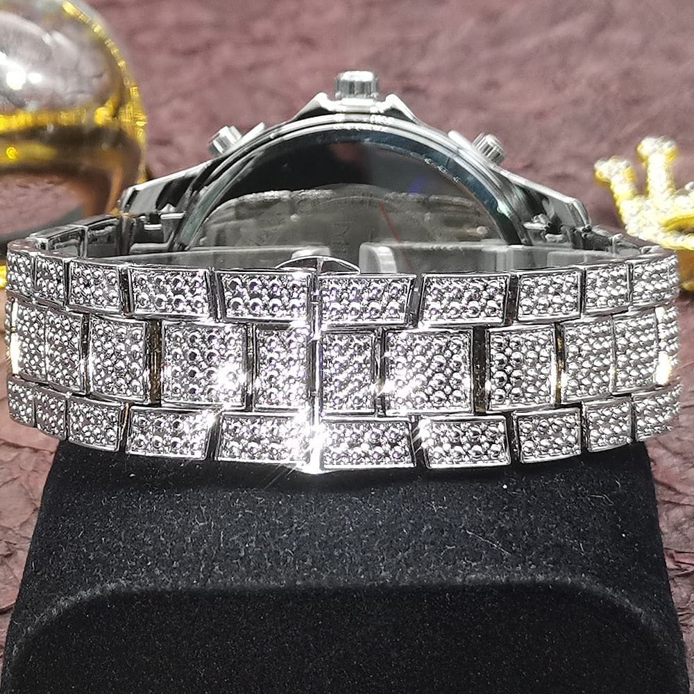 VVS Jewelry Fully Iced Area Codez Bling Watch - Image 12