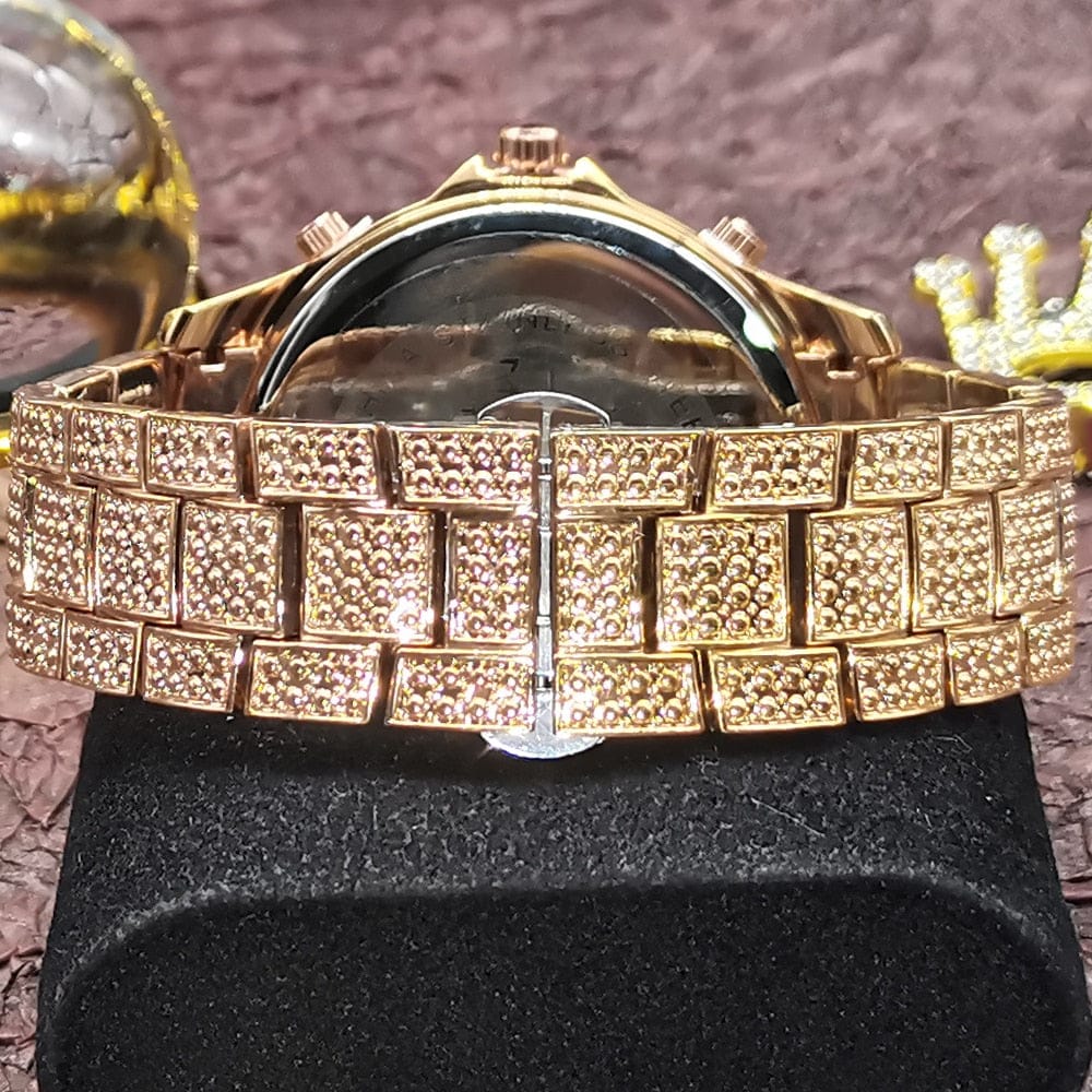 VVS Jewelry Fully Iced Area Codez Bling Watch - Image 18