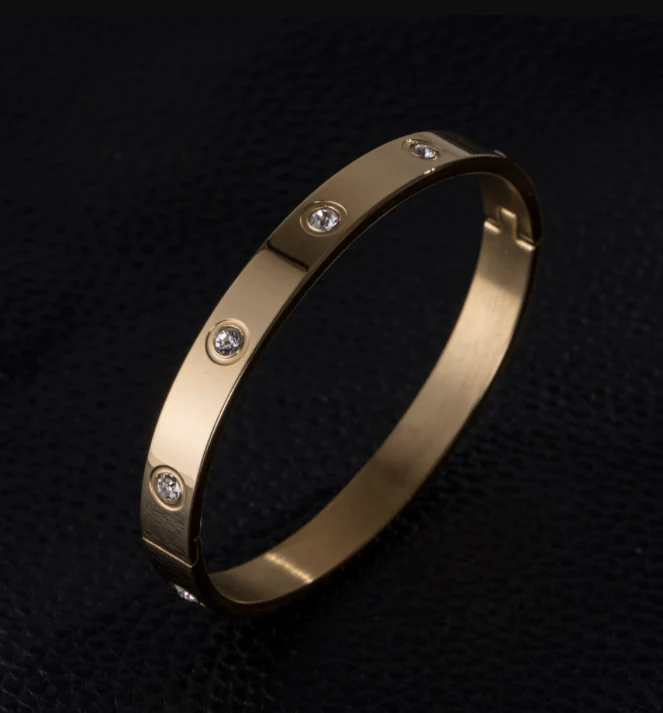 VVS Jewelry Fit For a King 3pc Gold Bangle Set - Image 6