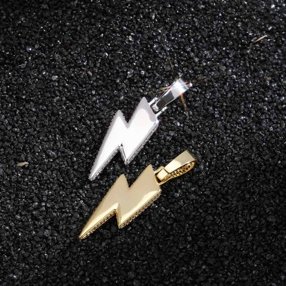 VVS Jewelry Iced Bolt Pendant Chain - Image 4