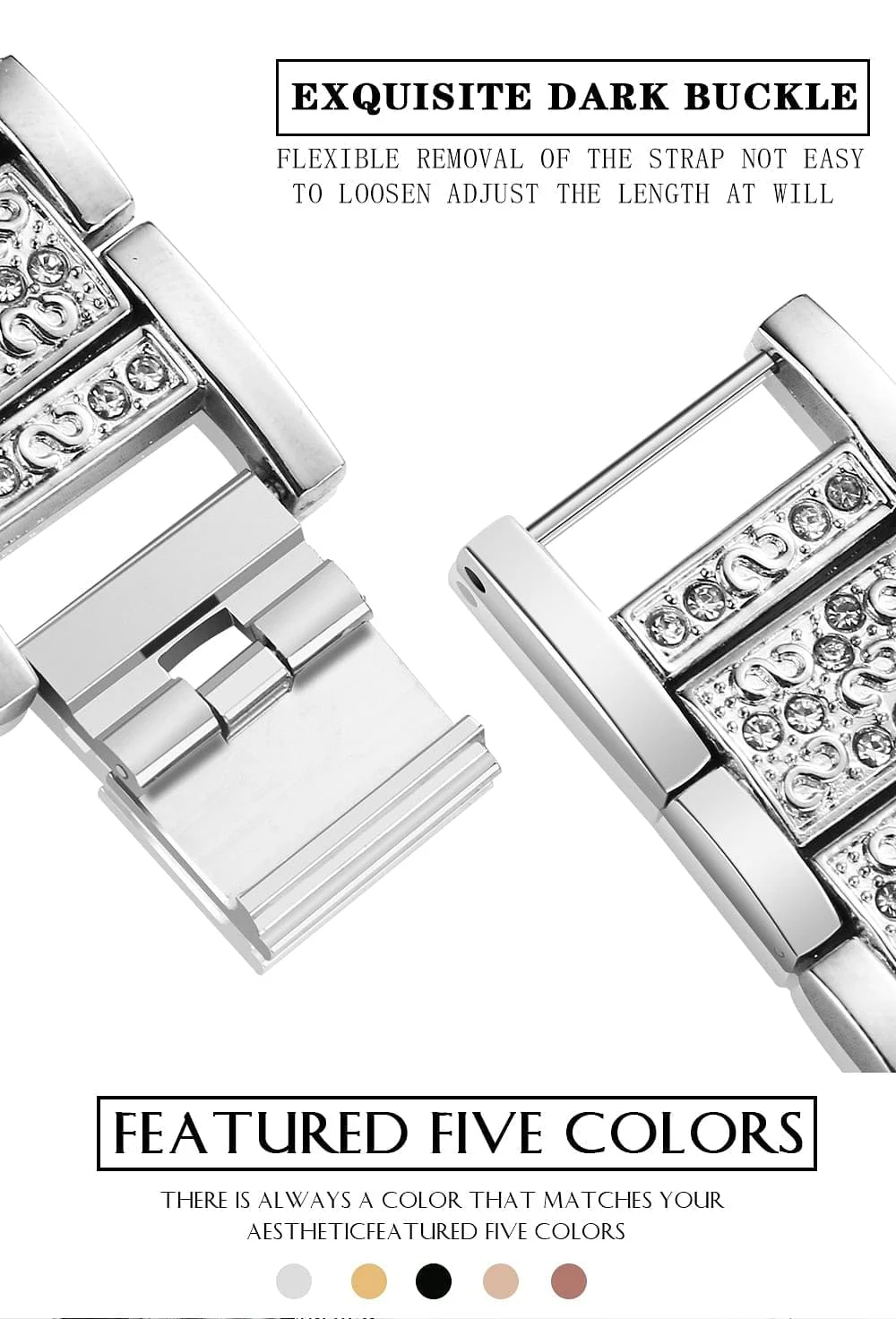 VVS Jewelry Iced Out Apple Watch Band + FREE Case - Image 12
