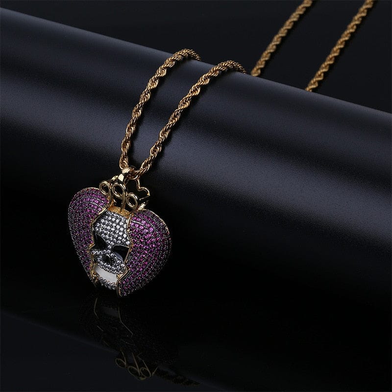 VVS Jewelry Iced Out Juice Wrld Heart Pendant - Image 3