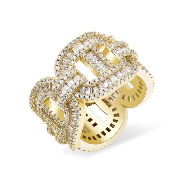 VVS Jewelry Icy Chain Ring