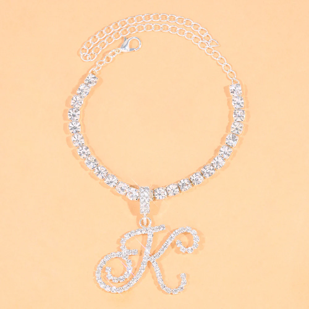 VVS JEWELRY ICY CUSTOM LETTER Tennis ANKLET - Image 4