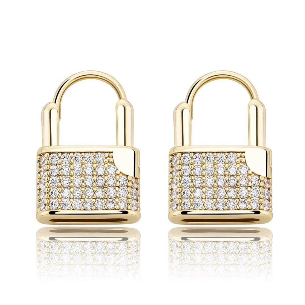 VVS Jewelry Lock Earrings - Image 2
