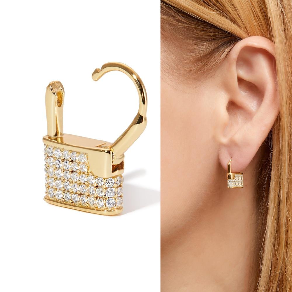 VVS Jewelry Lock Earrings - Image 3
