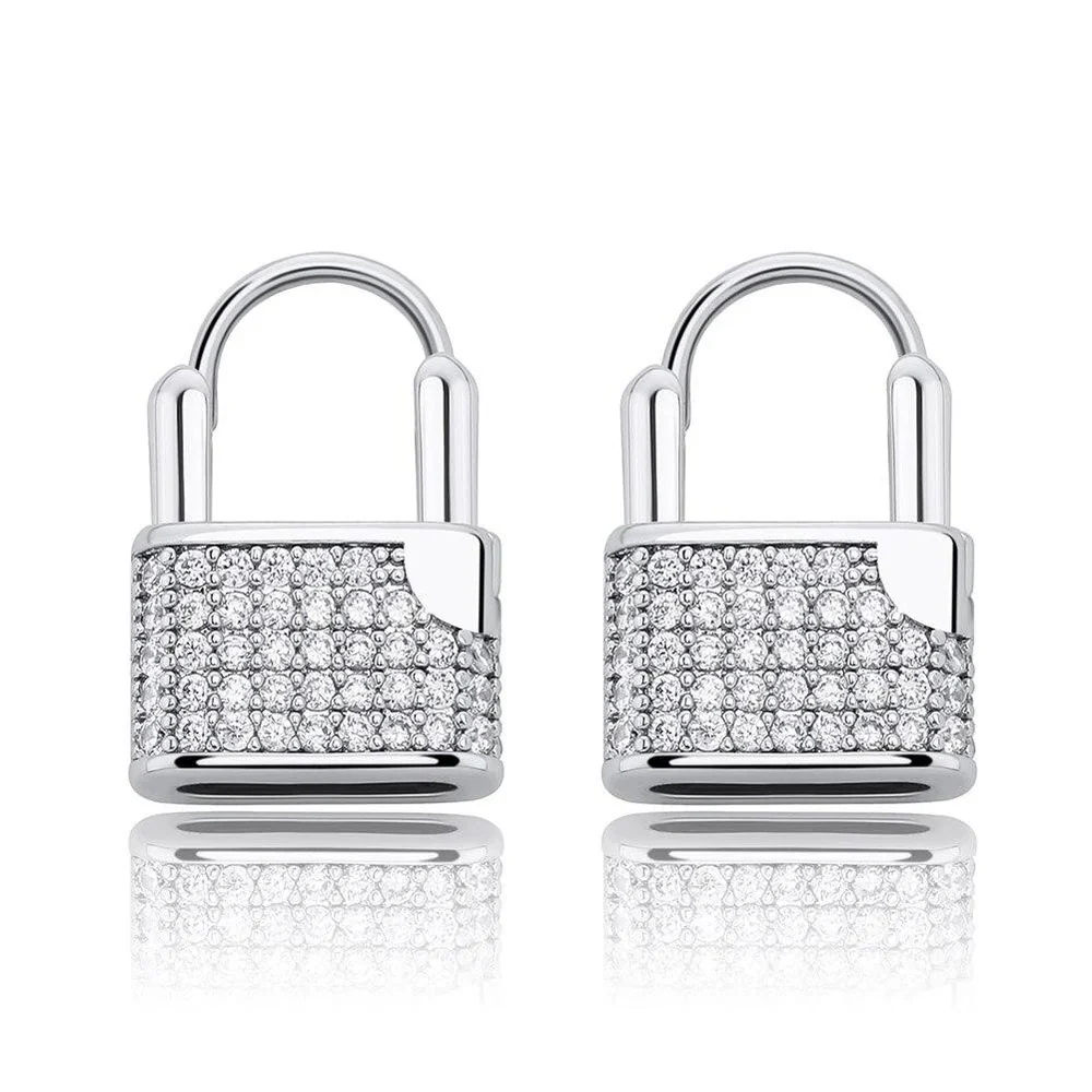 VVS Jewelry Lock Earrings - Image 4