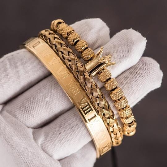 VVS Jewelry 3pc Luxury Bracelet Set - Image 2