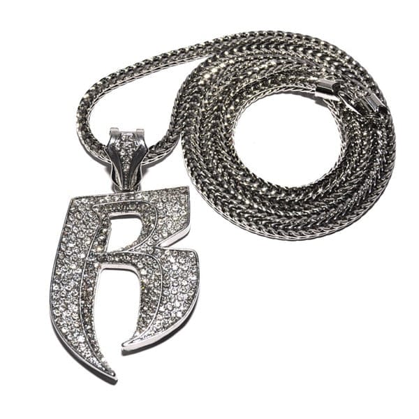 VVS Jewelry RUFF RYDERS Iced Pendant Curb Cuban Chain - Image 2