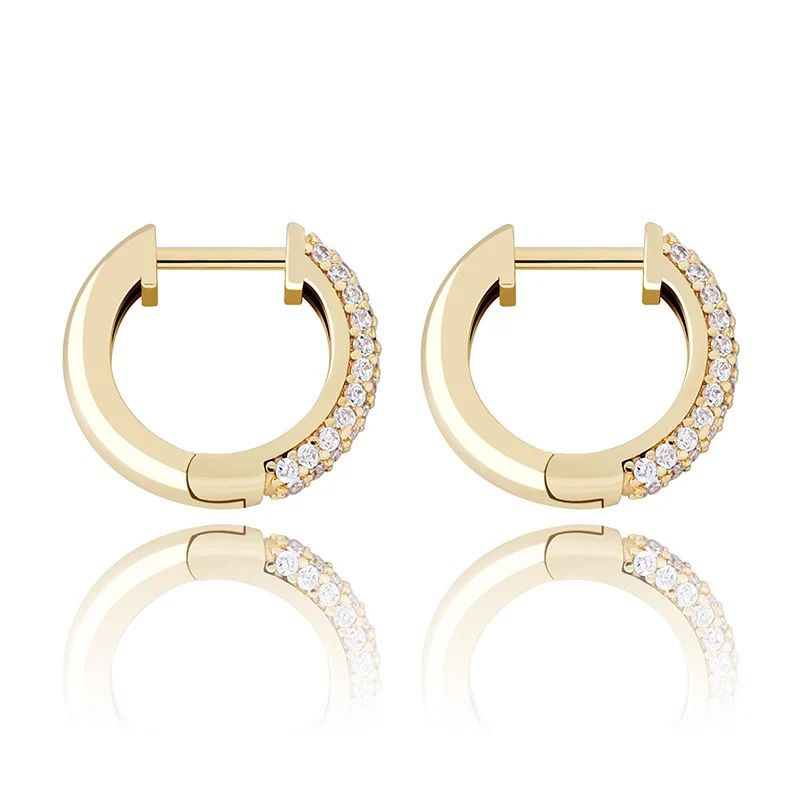 VVS Jewelry S925 Silver Hoop Earrings - Image 2