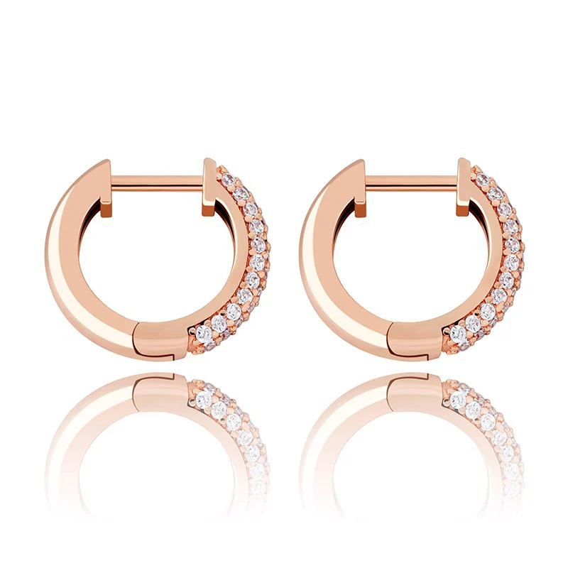 VVS Jewelry S925 Silver Hoop Earrings - Image 3