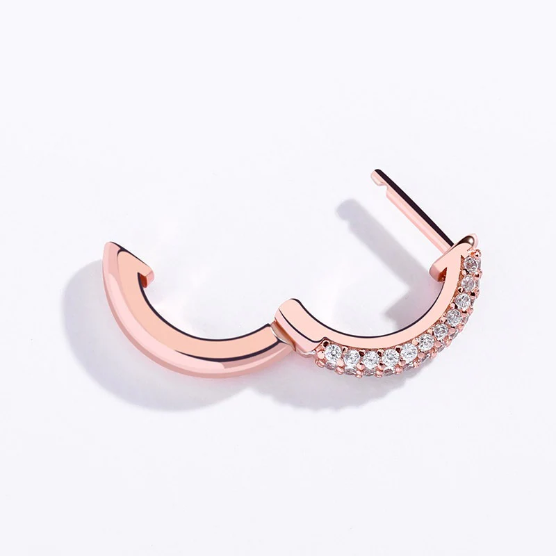 VVS Jewelry S925 Silver Hoop Earrings - Image 9