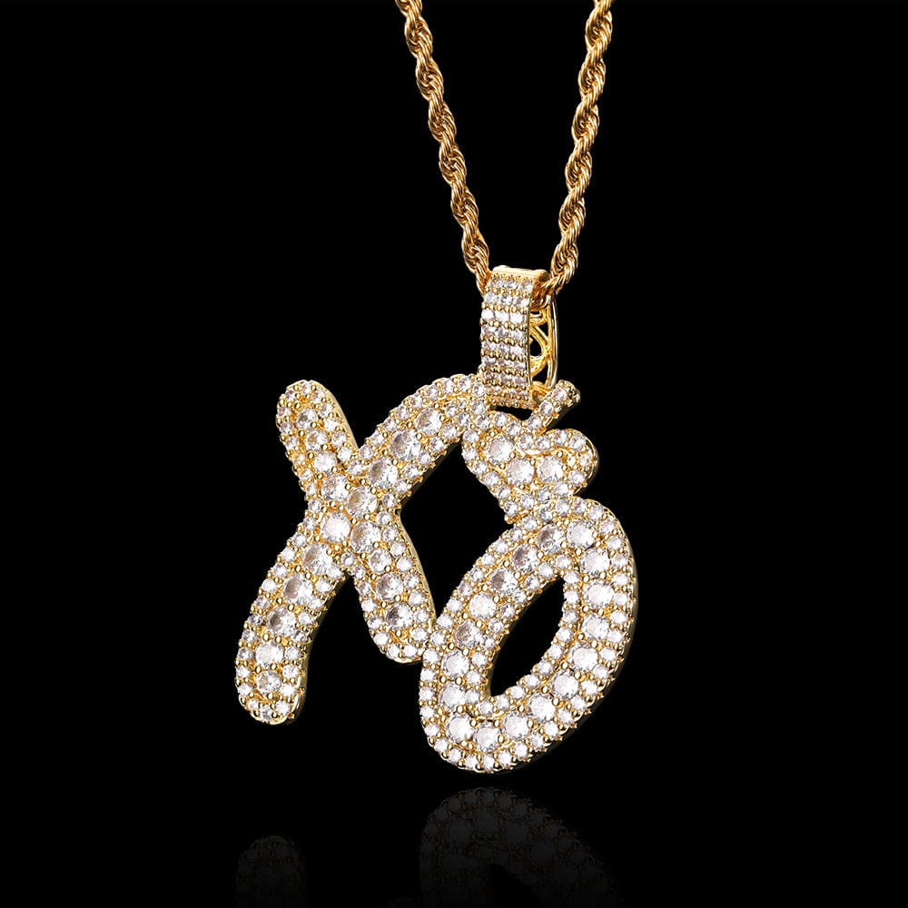 VVS Jewelry XO Cuban Chain Pendant Necklace - Image 4