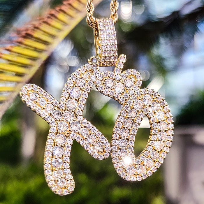 VVS Jewelry XO Cuban Chain Pendant Necklace - Image 7