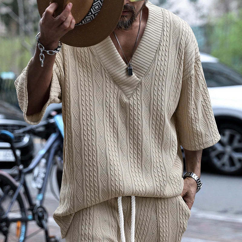 VVS Men Knitted Casual 2 Piece Set - Image 18
