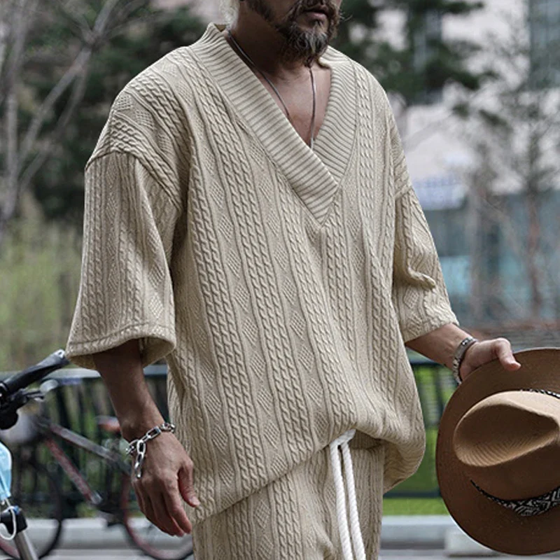 VVS Men Knitted Casual 2 Piece Set - Image 24