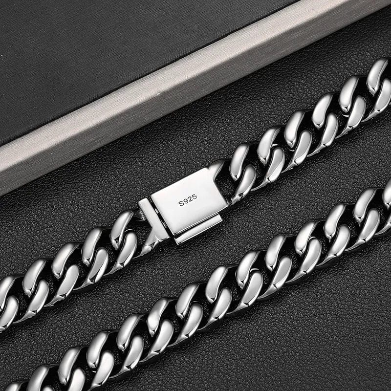 VVS Moissanite Black Iced Cuban Chain - Image 6