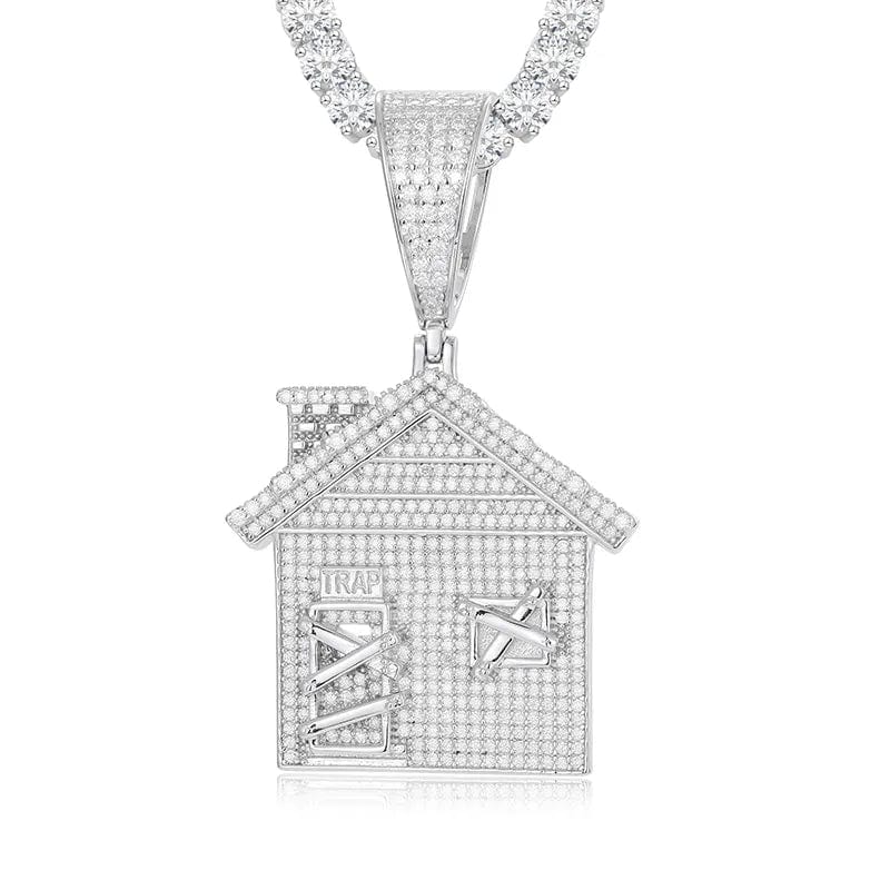 VVS Moissanite S925 Silver Trap House - Image 2