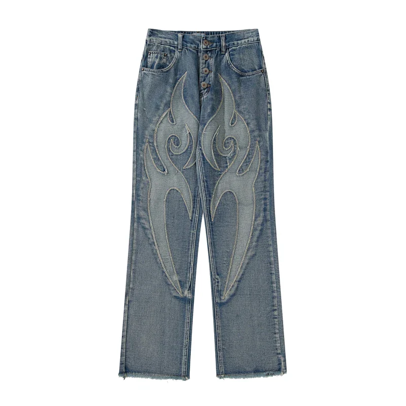 VVS Retro Straight Casual Jeans - Image 3