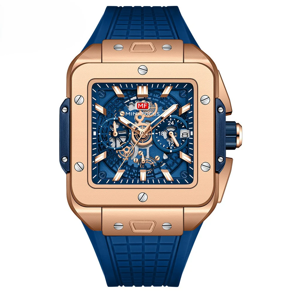VVS Luxury Sporty Square-Shaped Men's Watch - Image 2