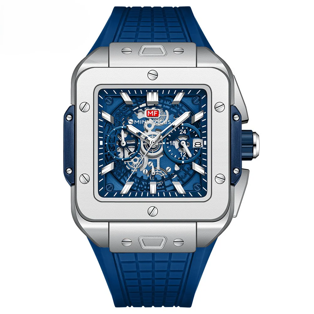 VVS Luxury Sporty Square-Shaped Men's Watch - Image 3