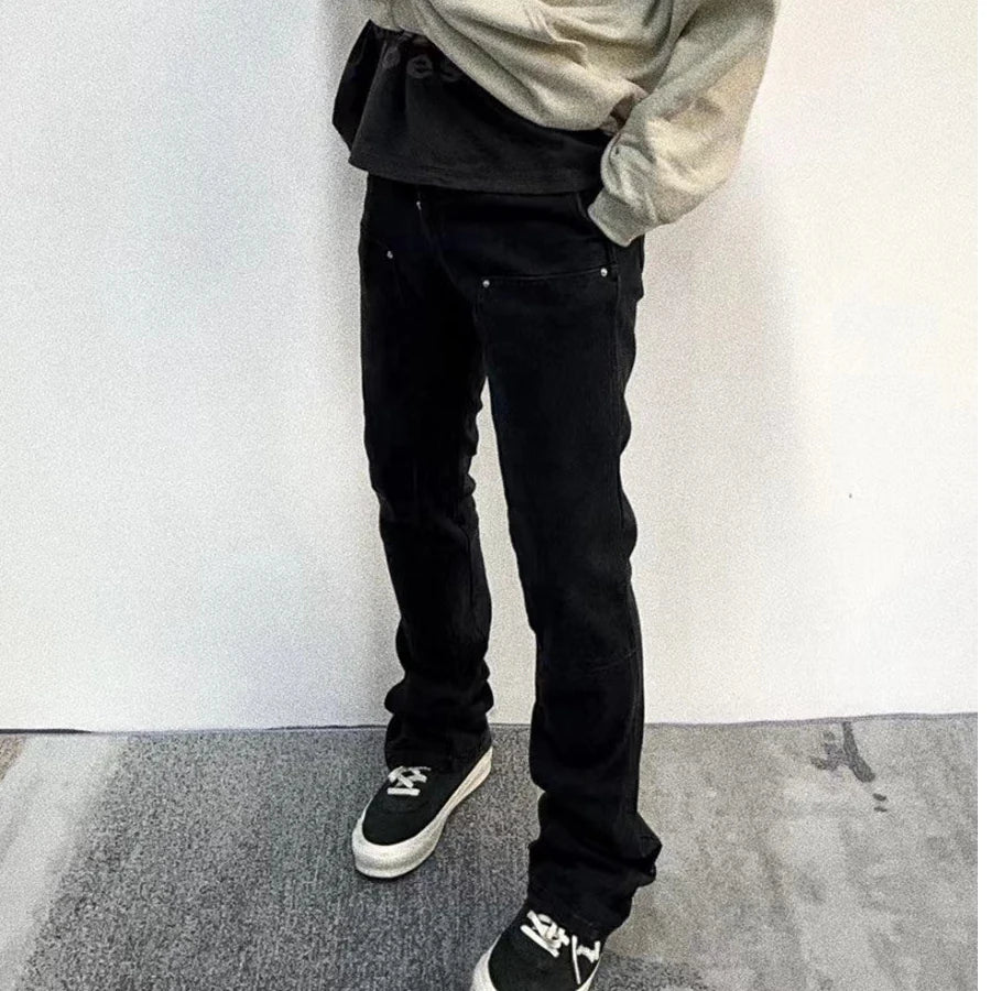 VVS Straight Ripped Casual Oversized Denim Jeans - Image 5