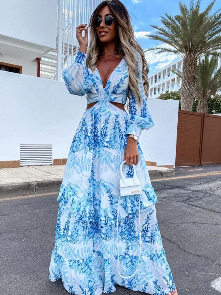 Parisian Long Beach Dress - Image 5