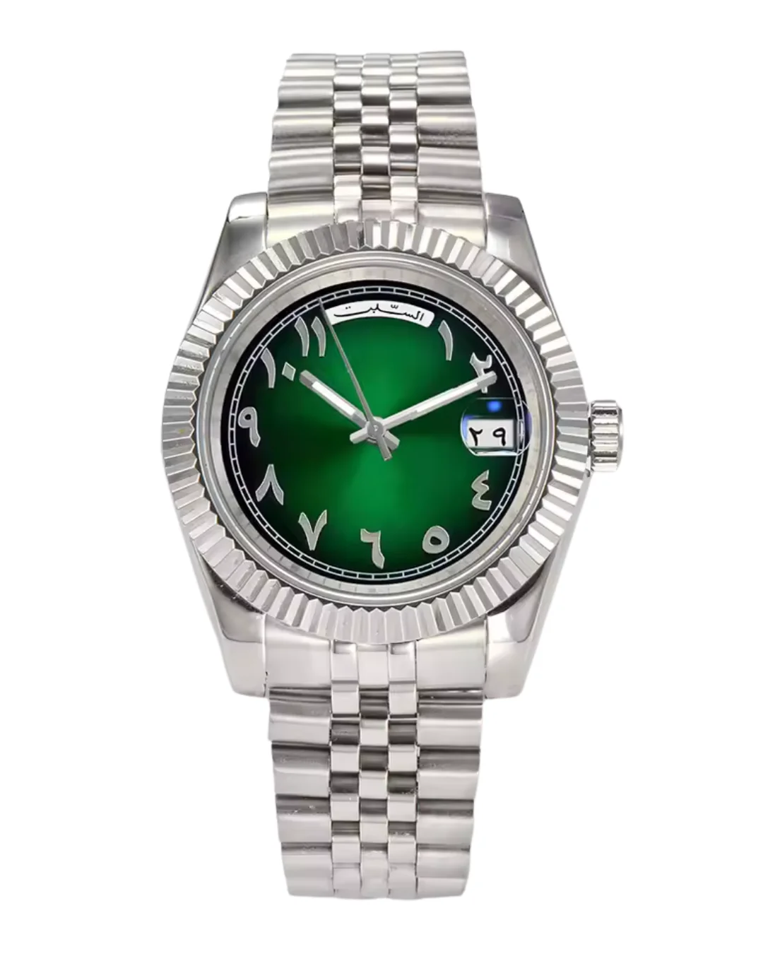 VVS Arabic Datejust | Emerald Green - Image 4