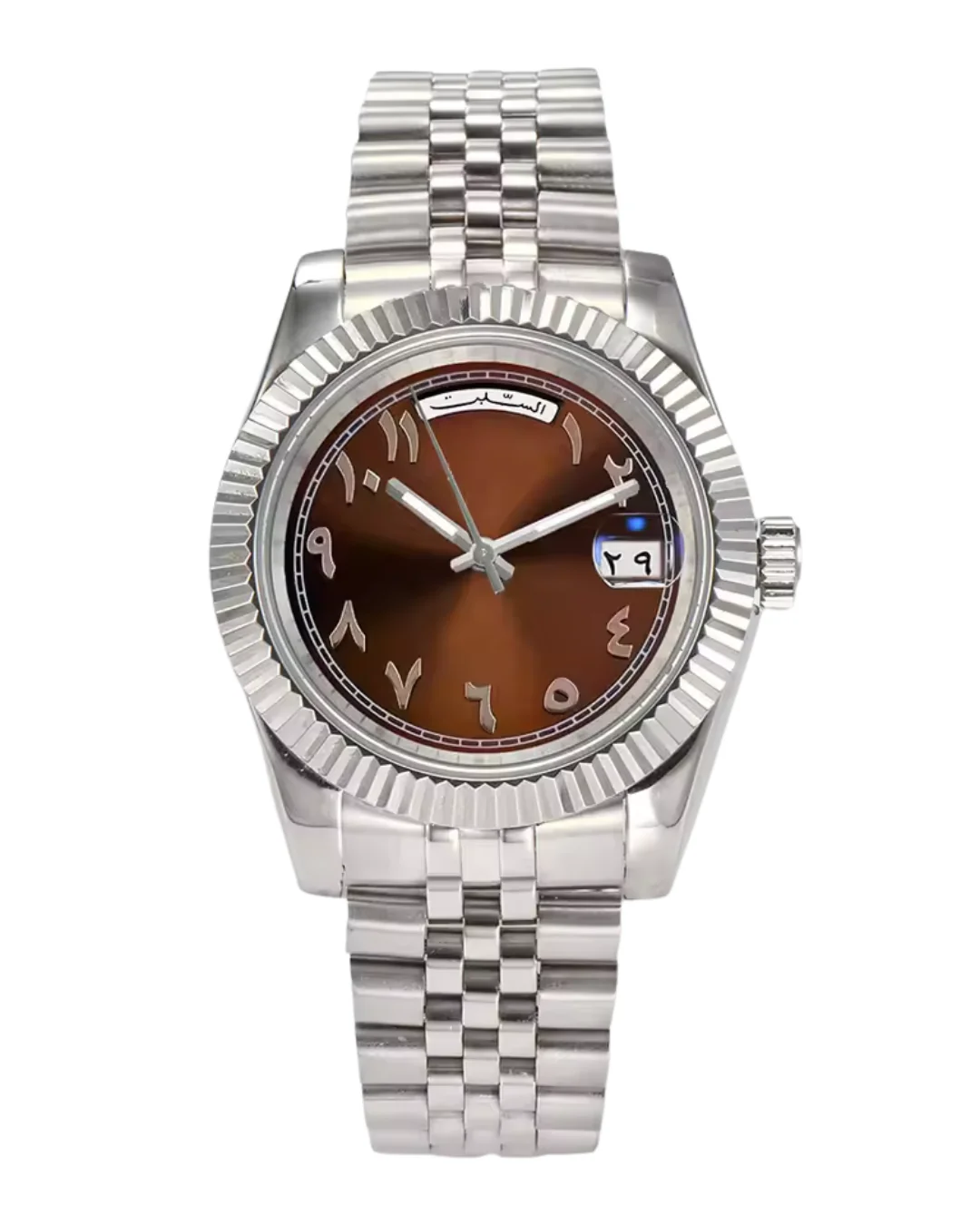 VVS Arabic Datejust | Rusty Orange - Image 4