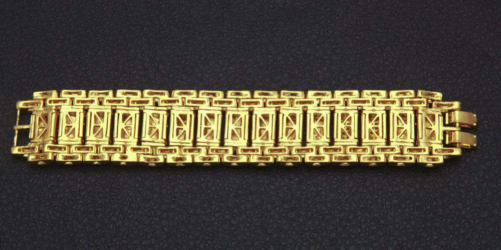 Blinged Out Watch Band Bracelet - Image 3