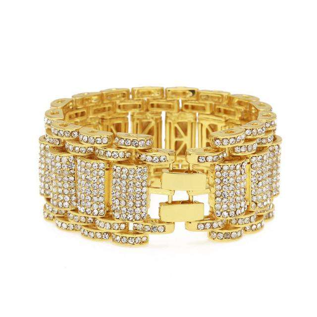 Blinged Out Watch Band Bracelet - Image 7