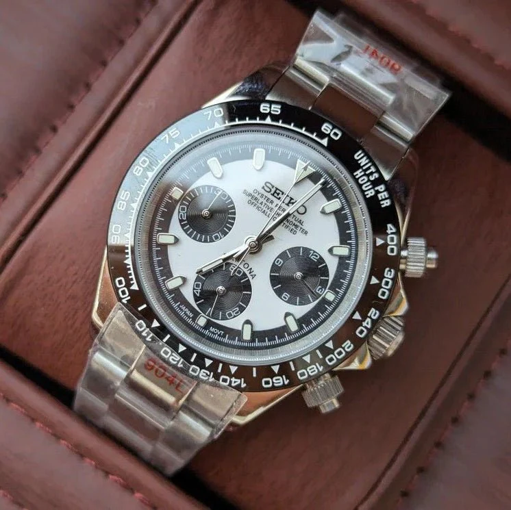 Seiko Mod Daytona | Black White Edition (Reversed Ghost) - Image 2