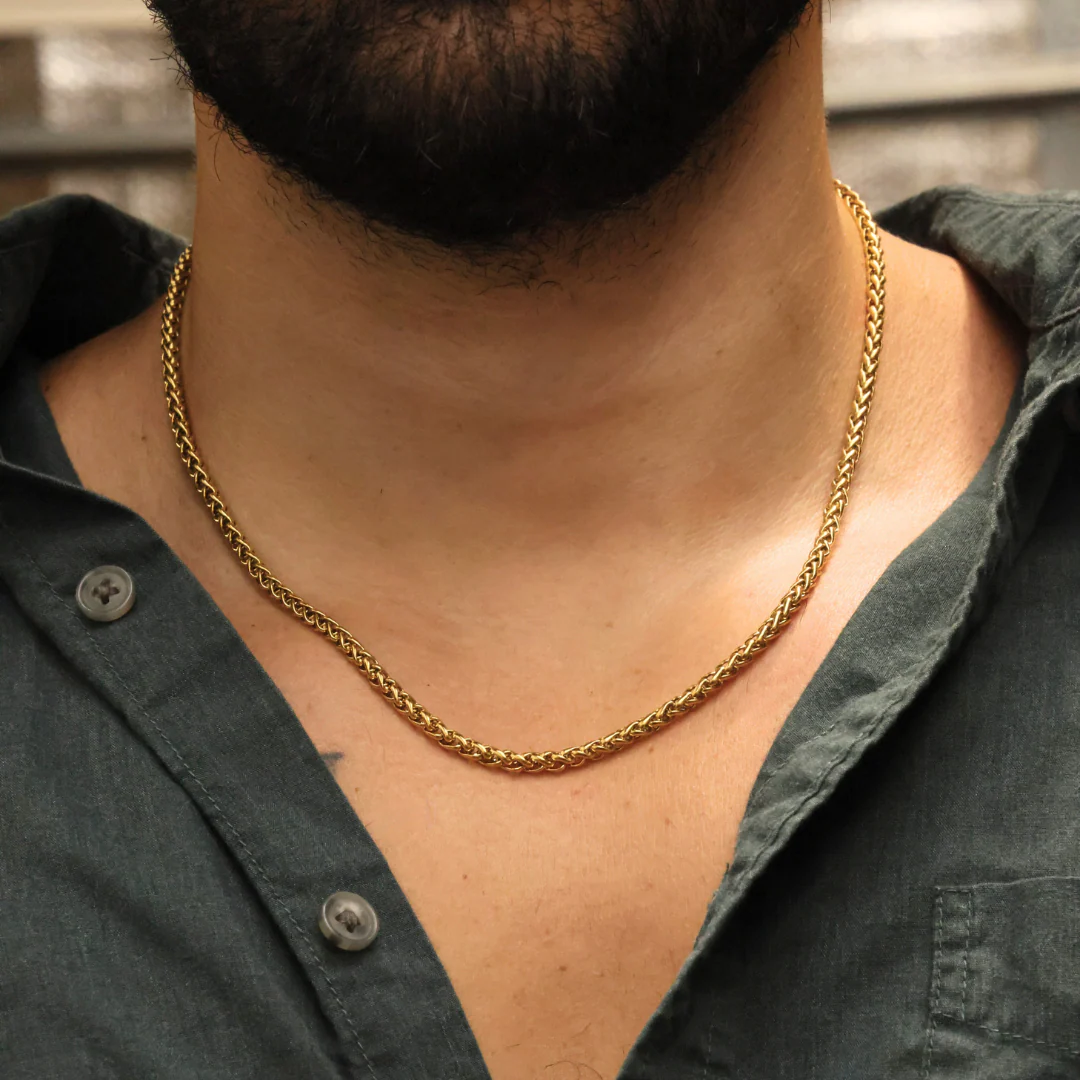 Wheat Chain (Gold) - 4mm - Image 2