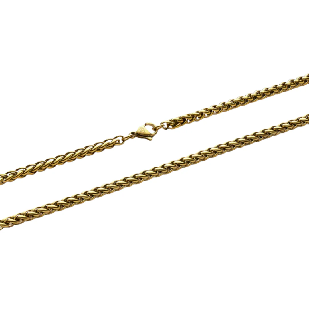 Wheat Chain (Gold) - 4mm - Image 3