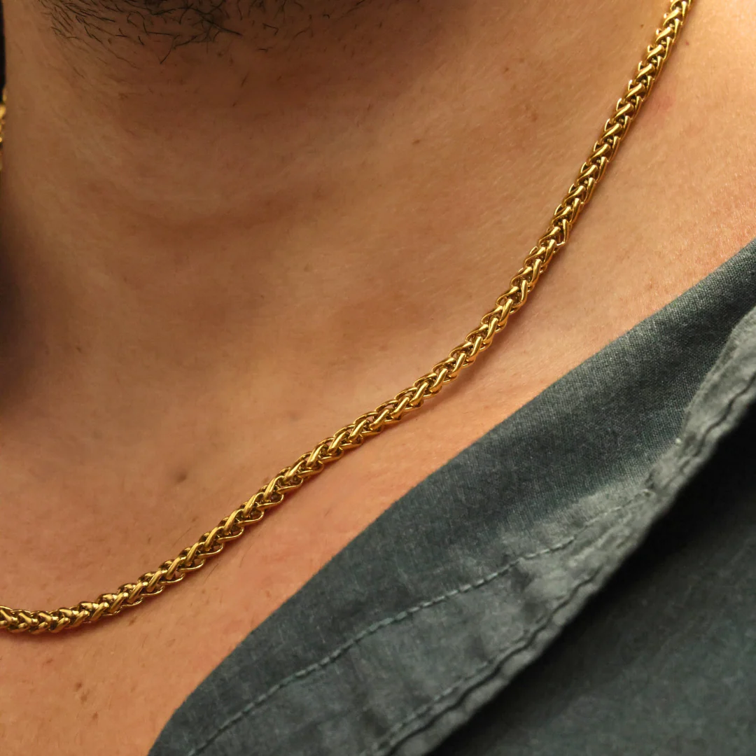 Wheat Chain (Gold) - 4mm - Image 4