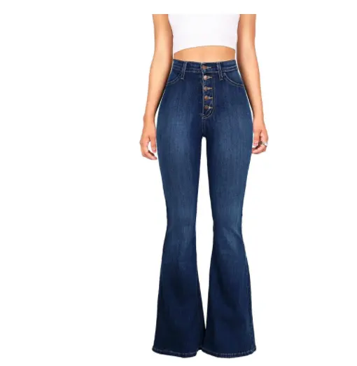 Women's Flare Denim Jeans - Image 3